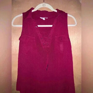 Candie’s Women’s Medium Tie Up Top